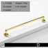 JAYA  Modern minimalist zinc alloy black wardrobe door handle golden drawer cabinet handle