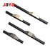 JAYA JY-TCP01 Modern Two-Tone Long Cabinet Pull Handle with Faceted Center Grip for Kitchen Drawer Wardrobe Sliding Door