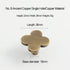 JAYA Creative Personalized French Retro Cabinet Shoe Drawer Handles Solid Brass Wall Cabinet Drawer Handles