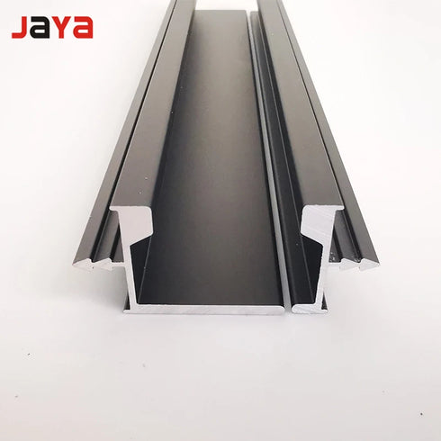 JAYA European Style 18mm Board Mother Handle Clothes Cabinet Furniture Hardware Embedded Invisible Door Handle Hidden Handle