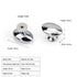 JAYA Furniture Hardware Modern Simple Semicircular Silver Pulls Wardrobe Door Knobs Zinc Alloy Handle