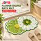 JAYA Flower Shaped Bath Mat Water Absorbent Quick Dry Non Slip Soft Bathroom Carpet Shower Door Floor Pad for Home