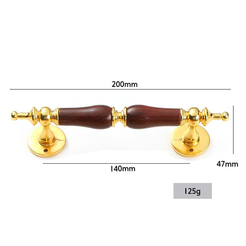 JAYA  Luxury Solid Wood Zinc Alloy Cabinet Door Wardrobe Handle Furniture Drawer Hardware Handle