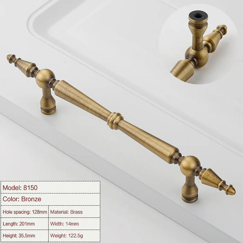 JAYA Factory Direct Sale High Quality Single Hole Drawer Cabinet  Door Handle French Light Luxury Furniture Door Handle