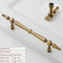 JAYA Factory Direct Sale High Quality Single Hole Drawer Cabinet  Door Handle French Light Luxury Furniture Door Handle