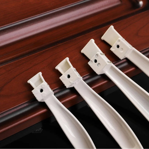 JAYA European Style Modern Wardrobe Display Window Ivory Whitegoldminum Alloy Door Handle Knobs Cabinet Handles Kitchen Handle