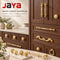 JAYA Brass Cabinet Knobs and Handles Luxury Gold Decorative Single Hole Knobs and Furniture Drawer Pulls for Kitchen Wardrobe