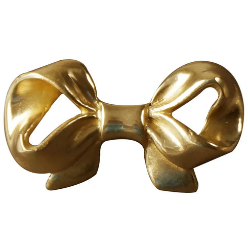 JAYA European Style Bowknot Handle Cabinet Bow Brass Handle Wardrobe Drawer Brass Knobs