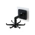 JAYA Self-Adhesive Rotating Multi-Hook Wall Hanger No-Drill Plastic Utensil Key Clothes Organizer for Kitchen Bathroom