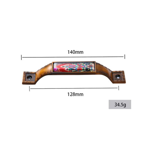 JAYA Aluminum  Alloy Cabinet Drawer Handle Note Shape Handles  Black Small Cabinet Kitchen Door  KNOB