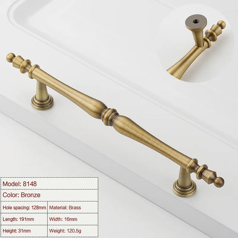 JAYA Factory Direct Sale High Quality Single Hole Drawer Cabinet  Door Handle French Light Luxury Furniture Door Handle