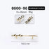 JAYA Gold Black Zinc Alloy Twisted Cabinet Pull Handles and Knobs Modern Drawer Wardrobe Cupboard Furniture Hardware
