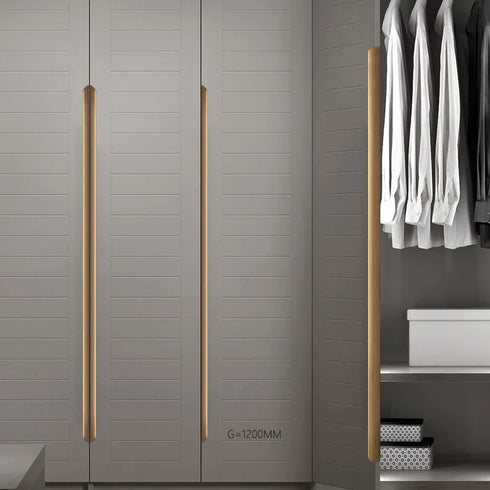 JAYA JY-ATP01 Modern Aluminum Alloy Hidden Tab Pull Top-Mount Edge Handle for Kitchen Cabinet Drawer Wardrobe