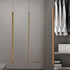 JAYA JY-ATP01 Modern Aluminum Alloy Hidden Tab Pull Top-Mount Edge Handle for Kitchen Cabinet Drawer Wardrobe