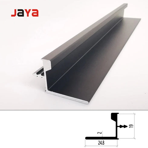 JAYA European Style 18mm Board Mother Handle Clothes Cabinet Furniture Hardware Embedded Invisible Door Handle Hidden Handle