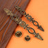 JAYA Antique Bronze Finish Cabinet Handles Knobs and Drop Pulls for Bedroom Dresser Kitchen Wardrobe Drawers