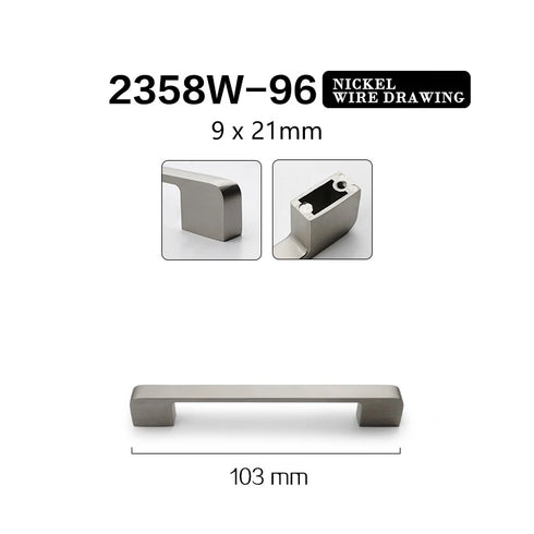 JAYA Furniture Wardrobe Handle Cabinet Drawer Hardware Door  Aluminum Alloy Handle