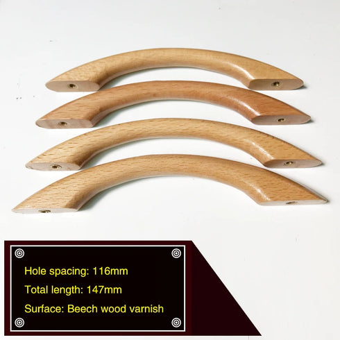JAYA Factory Direct Custom Wooden Cabinet Handles Modern Drawer Pulls for Kitchen Wardrobe Bedroom Furniture Doors OEM
