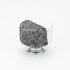 JAYA Modern Two Tone Natural Marble Cabinet Knobs with Solid Brass Base for Kitchen Drawer Dresser Wardrobe Furniture