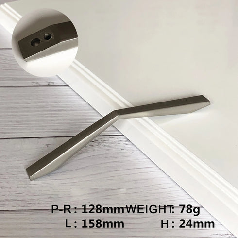 JAYA Modern Zinc Alloy Arc Cabinet Handles Slim European Style Multi Finish Drawer Pulls for Kitchen Wardrobe Cupboard Furniture