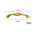 JAYA Aluminum  Alloy Cabinet Drawer Handle Note Shape Handles  Black Small Cabinet Kitchen Door  KNOB