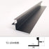 JAYA European Style 18mm Board Mother Handle Clothes Cabinet Furniture Hardware Embedded Invisible Door Handle Hidden Handle