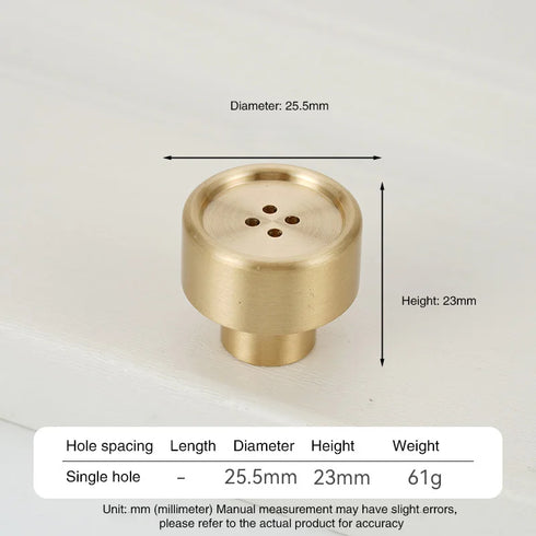 JAYA Solid Brass Cabinet Pull Handles and Knobs Satin Gold Furniture Hardware for Kitchen Drawers Wardrobe Doors