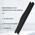 JAYA Silicone Padded Home Door Handle Protective Cover Anti-collision Anti-static Suction Cup Door Handle for Bedroom Bathroom