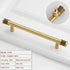 JAYA Antique Walnut Cabinet Door Handle Modern Scandinavian Brass & Wood Design Solid Furniture Door Handle
