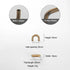 JAYA Antique Brass Finish Cabinet Handles and Knobs Bar Pulls Shell Pull and Ring Pull for Kitchen Wardrobe Drawer Furniture
