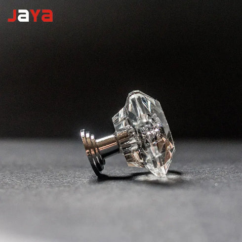 JAYA Drawer Handles Furniture Handles Knobs Transparent Cabinet Interior Door Handle Crystal Bedroom Carton Kitchen Furniture