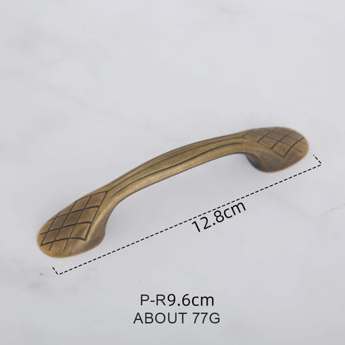 JAYA  New Chinese Style Wardrobe Door Brass Handle European Style Bronze Window Handle Drawer Hardware Handle