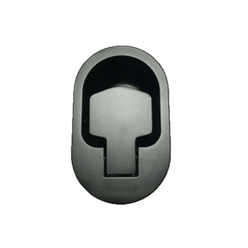 JAYA Zinc Alloy Oval Recliner Release Handle Black and Chrome Sofa Chair Couch Pull Lever Replacement Furniture Hardware Parts
