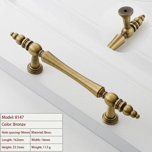 JAYA Factory Direct Sale High Quality Single Hole Drawer Cabinet  Door Handle French Light Luxury Furniture Door Handle
