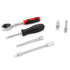 JAYA 46PCS Manganese Phosphate Combination Socket Wrench Set Auto Repair Ratchet Tool Kit with Portable Carry Case