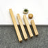 JAYA Modern Minimalist Solid Wood Cabinet Handles and Round Knobs Custom Wooden Drawer Pulls for Kitchen Cupboard Wardrobe