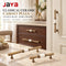 JAYA Antique Brass Zinc Alloy Cabinet Pulls with White Ceramic Center for Wardrobe Kitchen Drawer Furniture