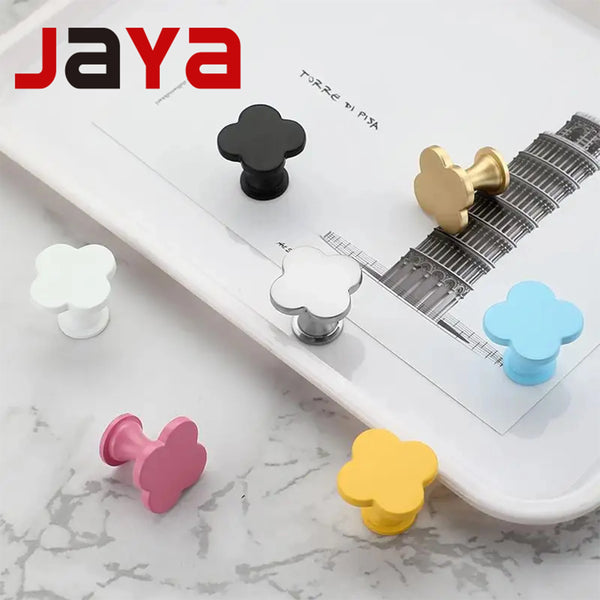 JAYA Colorful Handle Kitchen Furniture Hardware Modern Door Knob Bedroom Closet Door Knobs Furniture Door Handle