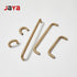 JAYA Solid Brass Yellow Bronze Cabinet Pull Handles French Retro Minimalist Long Round Bar for Wardrobe Doors Drawers