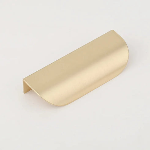 JAYA  Leaf Shape Zinc Alloy Handle Nordic Simple Punch-free Drawer Zinc Alloy Handle