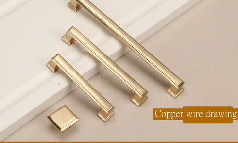 JAYA New Chinese Simple Green Bronze  Zinc Alloy Classic Cabinet  Furniture Handle