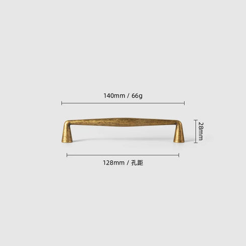 JAYA High Quality Simple Style Cabinet Zinc Alloy Door Handle Bronze Modern Design Personalized Shoe Cabinet Drawer Handle
