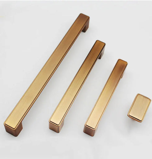 JAYA  Modern Minimalist Cabinet Large Wardrobe Shoe Cabinet Door Handle Zinc Alloy European Drawer Black Single Hole Handle