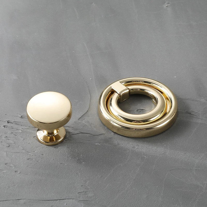 JAYA Modern Gold Zinc Alloy Cabinet Pull Handles and Knobs for Kitchen Wardrobe Drawer Cupboard Furniture Hardware
