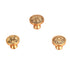 JAYA  Brass Cupboard Handles  Light Luxury Wardrobe Door square Round Drawer Furniture Handle