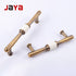 JAYA Antique Brass Zinc Alloy Cabinet Pulls with White Ceramic Center for Wardrobe Kitchen Drawer Furniture