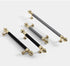 JAYA  Nordic Wind Cabinet Door Handle Zinc Alloy Black Modern Light Luxury Wardrobe Drawer Cabinet Furniture Door Handle