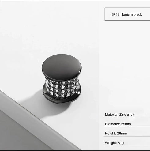 JAYA Factory Luxury Brass Modern Gold Crystal Knob Agate Drawer Cabinet Handle for Furniture Wardrobe Door Knob