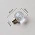 JAYA Factory Wholesale Modern Cabinet Crystal Glass Handle and Knob/cabinet Handles Kitchen Acrylic Door Handles/pull Door Knob