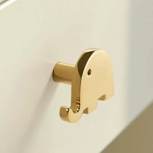 JAYA Simple Modern Light Luxury Single Hole Durable Brass Cabinet Dresser Drawer Handle Wardrobe Small Handle